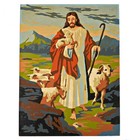 Vintage Paint By Number Jesus Christ   Mary 16x12 Christian Religious Paintings