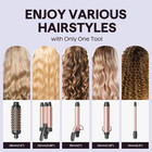 5 In 1 Curling Wand Set  Dual Voltage Curling Iron Set With 5 Interchangeable
