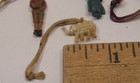 Lot 6 Vintage Celluloid Gumball Cracker Jack Advertising Miniature Charms Japan