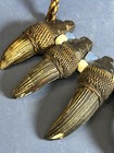 Antique Necklace Of Boar Teeth   Trade Beads Mandaya Mindanno Island Philippines