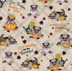 Pugkin Spice Season Cherokee Scrubs Thanksgiving Pug Dog Medium Top  Nwot 