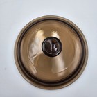 Vintage Pyrex P81c Corning Ware Visions Amber Glass Lid Only For  5l Sauce Pan