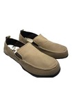 Crocs Mens Walu Beige  Khaki Canvas Slip On Loafers Casual Beach 11270 Size 13