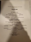 Vintage 1981 Musical Program Peter Pan Cole Gorshin
