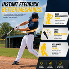 Baseball   Softball Swing Trainer Bat - Batting Practice Equipment - Includes Ro