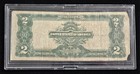 1899 Two Dollar Bill Silver Certificate Large Size  2 Note