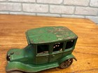 Antique Arcade Cast Iron Ford Model T Automobile 4-door Original Green Paint Toy
