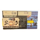 New Spri Total Body Resistance Kit- Light Med Heavy Tubes Handles Ankle Strap