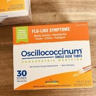  2  Boiron Oscillococcinum Homeopathic Medicine Flu 30 Doses Each Exp 09 2029