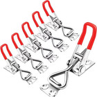 Heavy Duty Steel Toggle Latch Catches Adjustable Lock Clamp For Boxes Case New