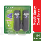 Nicorette Mouthspray Quickmist Berry 1mg  13 2ml X 2ct  - Free Shipping