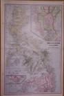 Antique 1897 Map Of The Philippine Islands