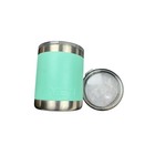 Yeti Rambler 10 Oz Tumbler Seafoam Stainless Steel W  2 Lids Insulated Cup Set