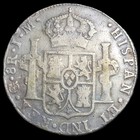 Mexico War Of Independence 8 Reales Ferdinand Vii 1822 Go Jm Guanajuato Mint