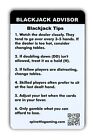 Instructional Services Basic Strategy Card For Blackjack