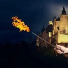 Harry Potter Magical Incendiary Cosplay Wizard Magic Spell Wand That Shoot Fire