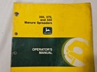 John Deere 350  370    550 Manure Spreaders Operator s Manual Omw40657 Issue J0