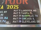 Ac dc Power Up Tour N America Foil Poster 2025 - Signed numbered By Mike Dubois