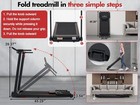 Folding Treadmill 3 0hp Motorized Running Machine Home Gym Fitness Cardio