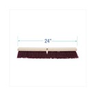 Boardwalk 20324 3 25  Stiff Polypropylene Bristle 24  Brush Floor Brush Head New