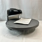 Presto 03430 Pizzazz Plus 12-inch Pan Black Dual Element Rotating Pizza Oven