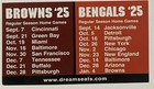 2025 Ohio State Buckeyes  bengals  browns Schedule      College Football Sked Nfl