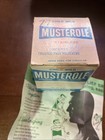 Vintage Musterole Bottle  Vintage Apothecary Bottle  Full  Box Plough Inc  New