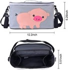 Stroller Organizer Caddy W  2 Cup Holders Travel Bag W  Shoulder Strap Accessory