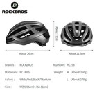Rockbros Cycling Helmet-removable Liners   Ventilation-bike Helmetg For Adult