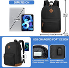 Backpack For Men Women  Anti-theft Travel Laptop Backpack  Water Resistant 17 3 