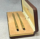 Vintage Cross 1 20 12k Gold Pen   Pencil  6601   Box  Manual  Ink - No Engraving