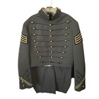 Vtg  West Point Military Cadet Full Dress Gray Dress Tailcoat Wool Coatee 