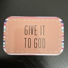 Give It To God Metal 2 5x3 75 Prayer Box