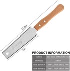 Japanese Pull Saw  Hand Saw With Double Edges Of 11 17 Tpi  Sk5 Brown  Silver 