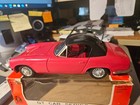 Vintage Bandai Tin Toy Lotus Elan Made In Japan Red Friction Drive Nib    2
