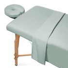 New Saloniture Massage Table Luxury Microfiber 3pc Sheet Set Sea Green Fitted