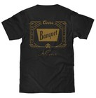Coors Banquet Beer Double Sided Brewery Logo T-shirt - Vintage Black