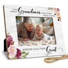 Grandma Keepsake Photo Frame 4x6 Inch - Heartfelt New Baby Announcement Gift 