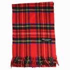 For Unisex Royal Stewart 100  Cashmere Scarf Check Plaid Tartan Made In Scotland