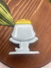 General Mills Cereal Premium Blue Ghost Figure Yellow Hat Mini Toy