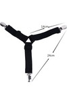4-20x Triangle Fitted Sheet Strap Clips Grippers Mattress Bed Suspenders Holder