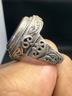 King Agate Ancient Intaglio Seal Stone Bead Sassanian Near Eastern Old