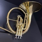 Yamaha Ymp-201 F Mellophone Used With Hard Case Mouthpiece