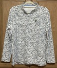 Peter Millar 1 4 Zip Pullover Women   s Large Birdie All Over Print Golf Upf 50