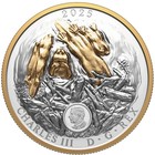 2025 Canadian Symbol The Beaver 3 Oz Silver Double High Relief Proof Coin