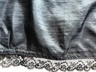 Edwardian Bralette Underwear Vintage Bra Antique Brassiere Black Lace Trim