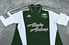 Portland Timbers Adidas Mls Soccer Green Football Climacool  Men s Jersey Vtg