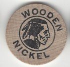 Kenny s 25th Anniversary  50   Off Food Or Drink  Trade Token  Wooden Nickel