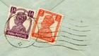 Dubai 1945 India 1  a   2a On Envelope To Bombay  125 