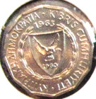 Cyprus 1963 - 1 Mil - Unc - Km 38